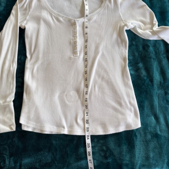 Body C Large White Long Sleeve Top - Picture 4 of 4